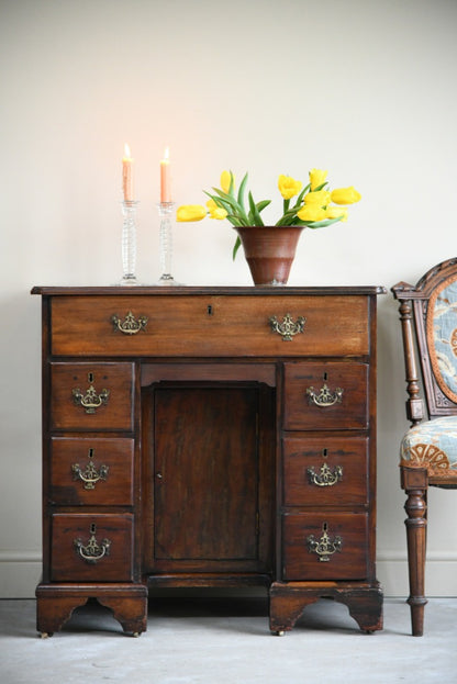 Mahogany Georgian Design Kneehole Desk