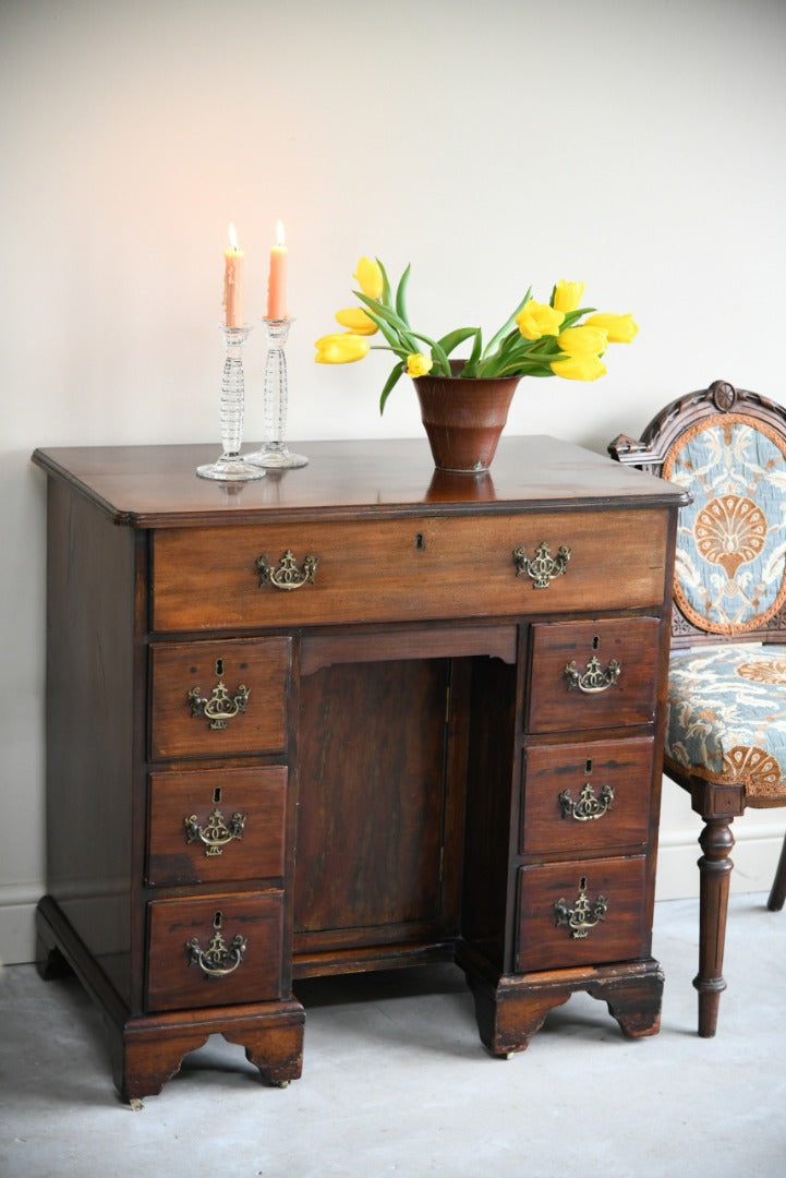 Mahogany Georgian Design Kneehole Desk