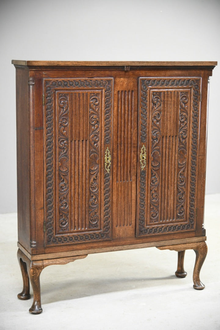 Carved Oak Cupboard