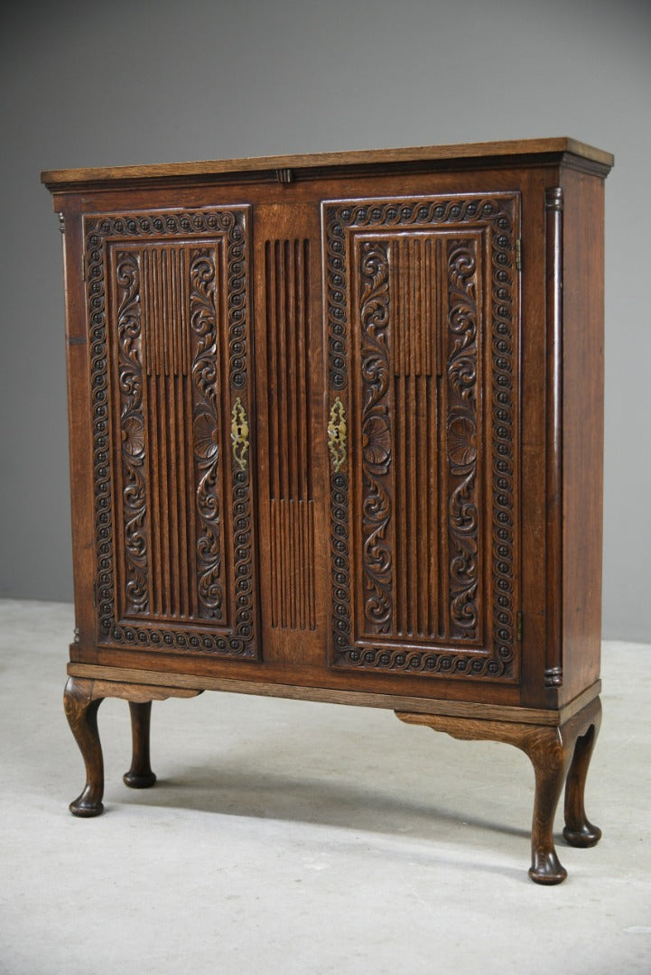 Carved Oak Cupboard