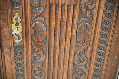 Carved Oak Cupboard