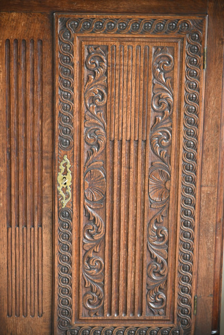 Carved Oak Cupboard