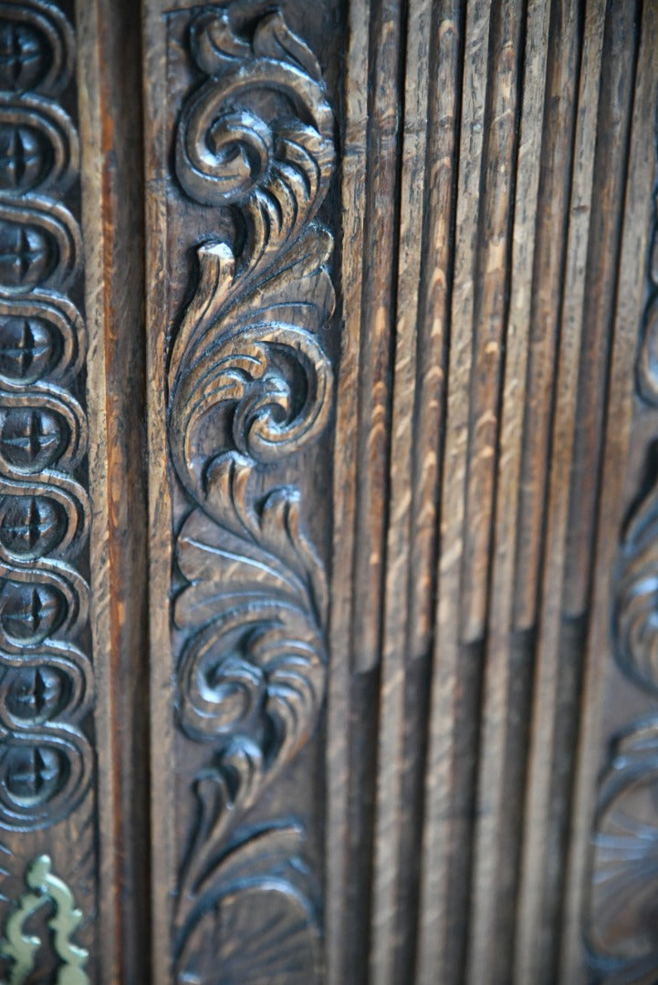 Carved Oak Cupboard