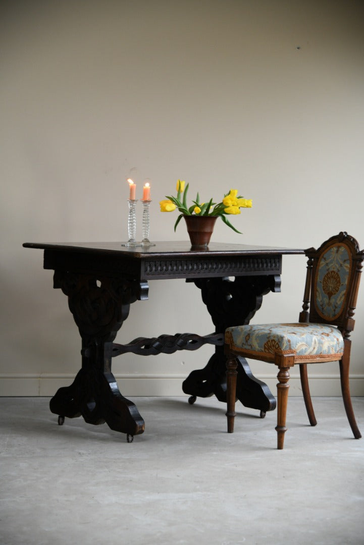 Dark Oak Celtic Knot Table