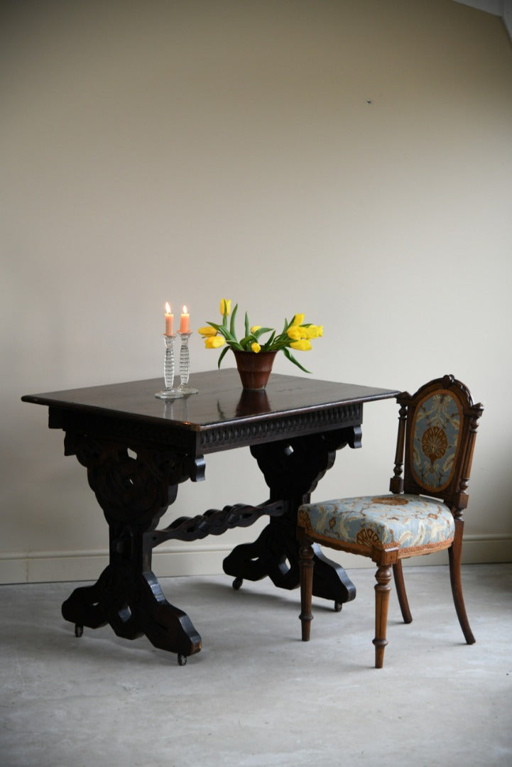 Dark Oak Celtic Knot Table