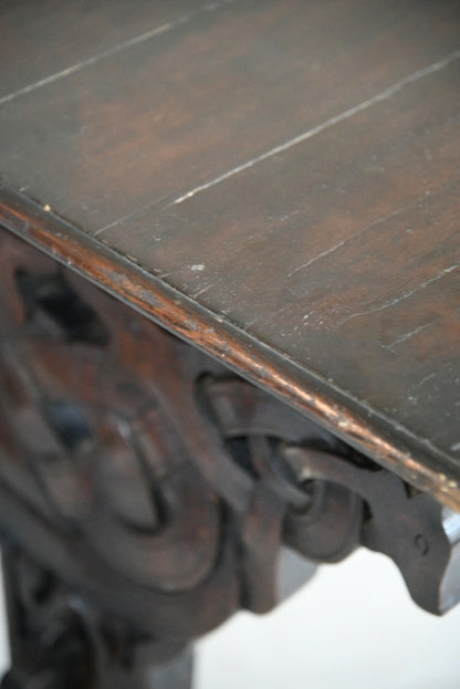 Dark Oak Celtic Knot Table