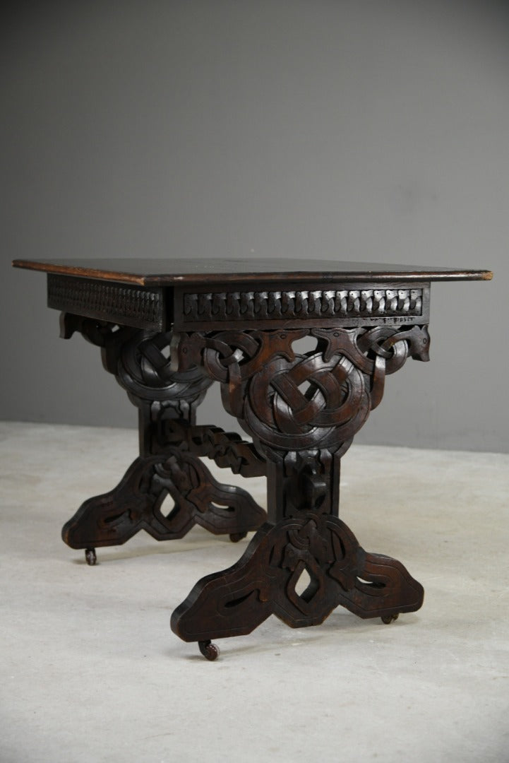 Dark Oak Celtic Knot Table