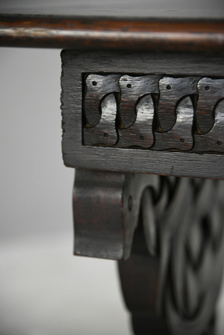 Dark Oak Celtic Knot Table