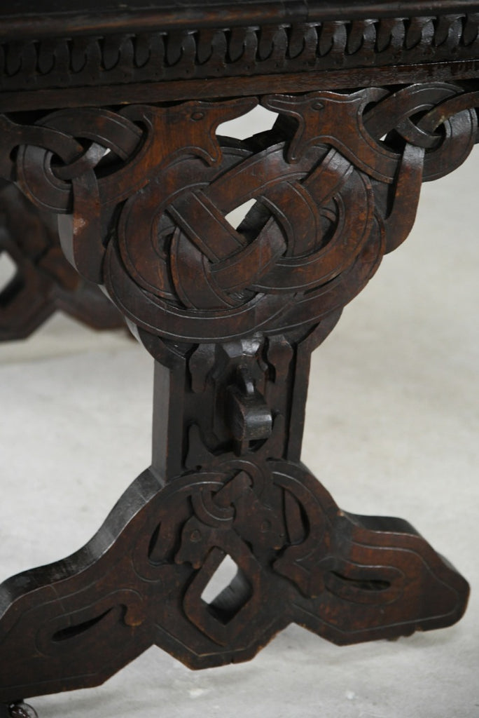 Dark Oak Celtic Knot Table