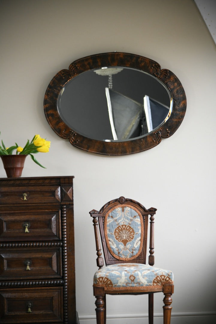 Antique Copper Mirror