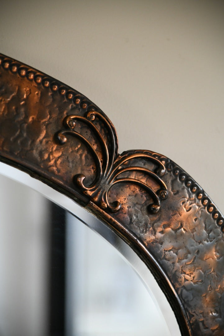 Antique Copper Mirror