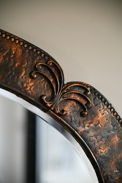 Antique Copper Mirror