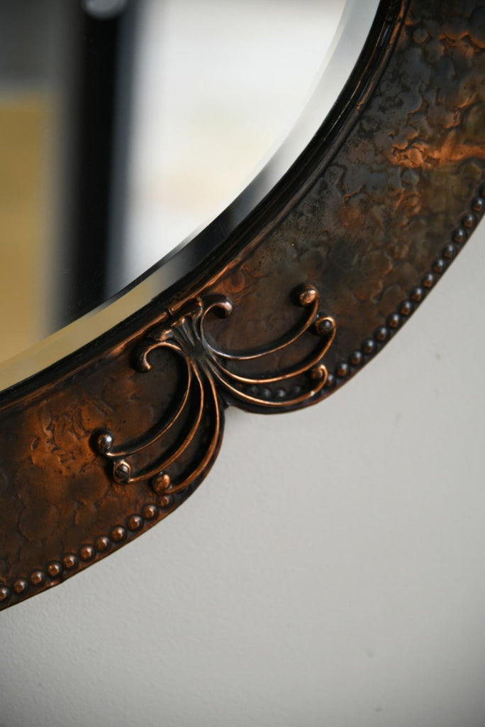 Antique Copper Mirror