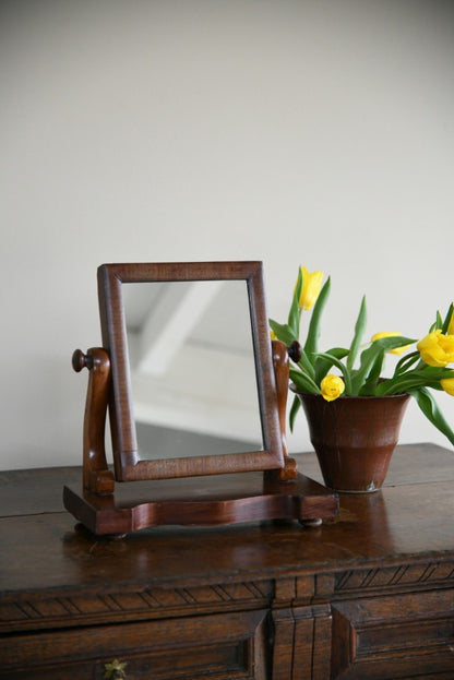 Mahogany Small Dressing Table Mirror