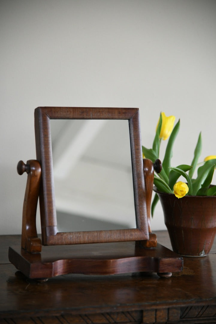 Mahogany Small Dressing Table Mirror