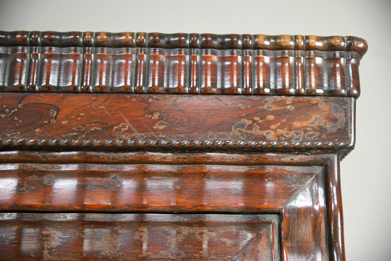 Antique Continental Rosewood Wardrobe