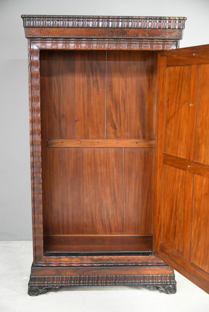 Antique Continental Rosewood Wardrobe