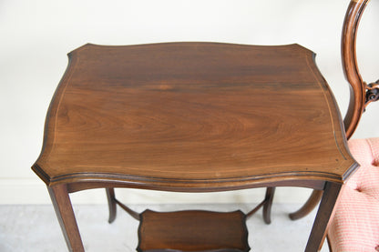 Edwardian Two Tier Side Table