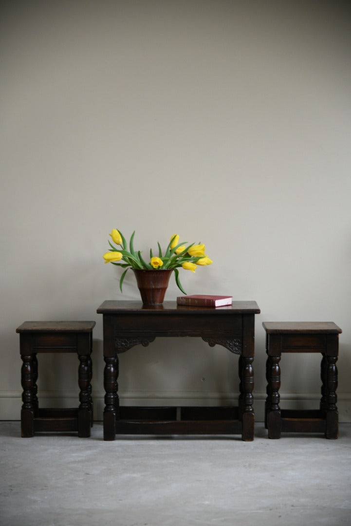 Oak Nest of Tables