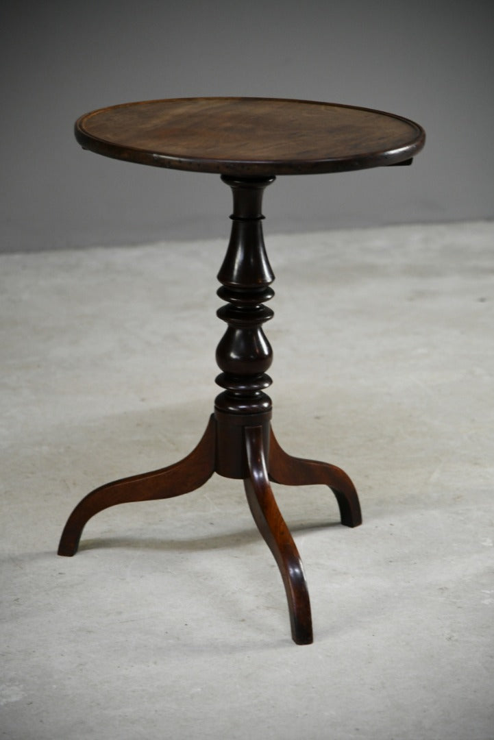 Mahogany Tripod Dish Top Table