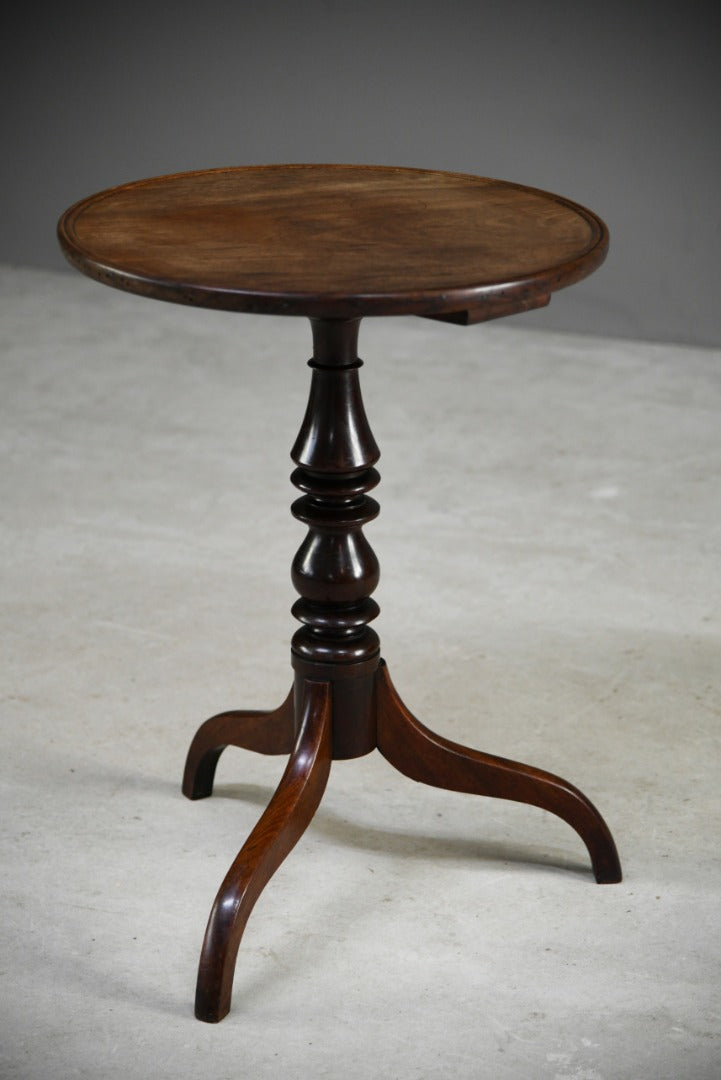 Mahogany Tripod Dish Top Table