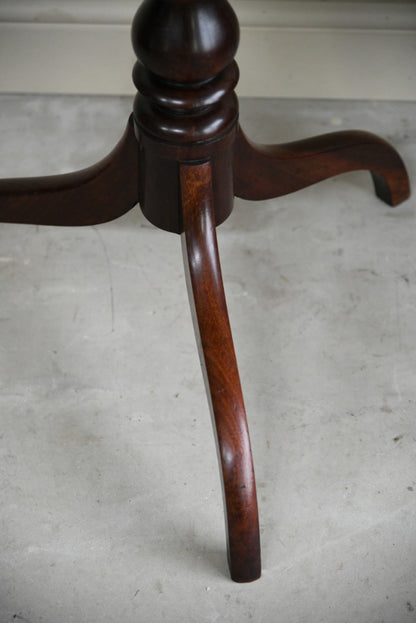 Mahogany Tripod Dish Top Table