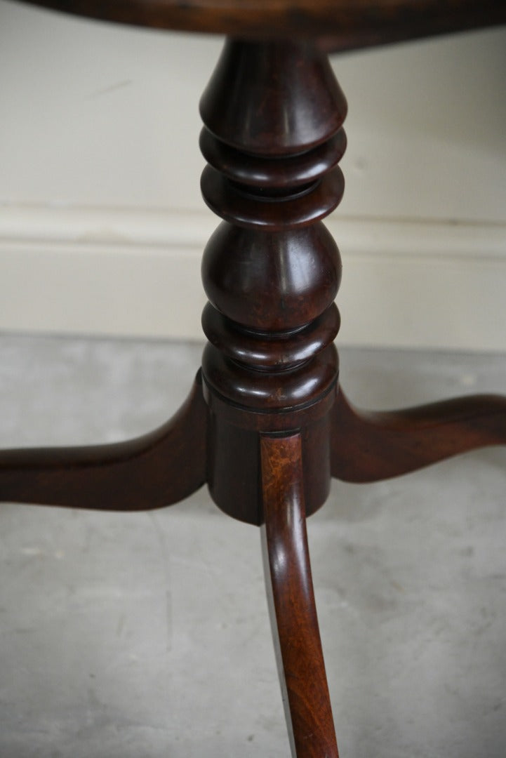 Mahogany Tripod Dish Top Table