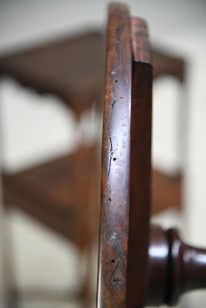 Mahogany Tripod Dish Top Table