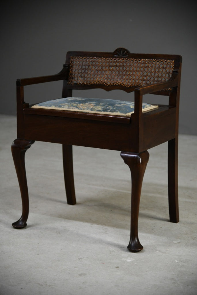 Vintage Caned Stool