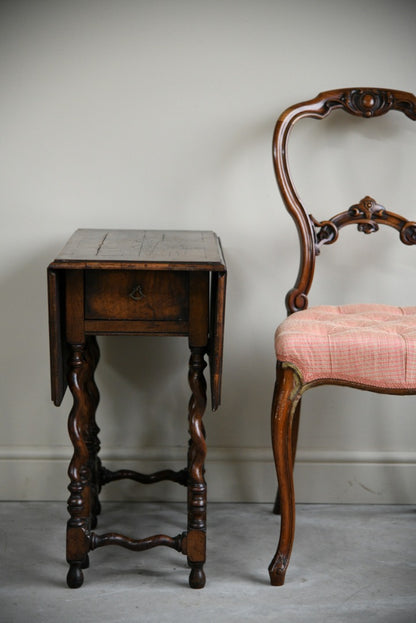 Queen Anne Style Drop Leaf Table