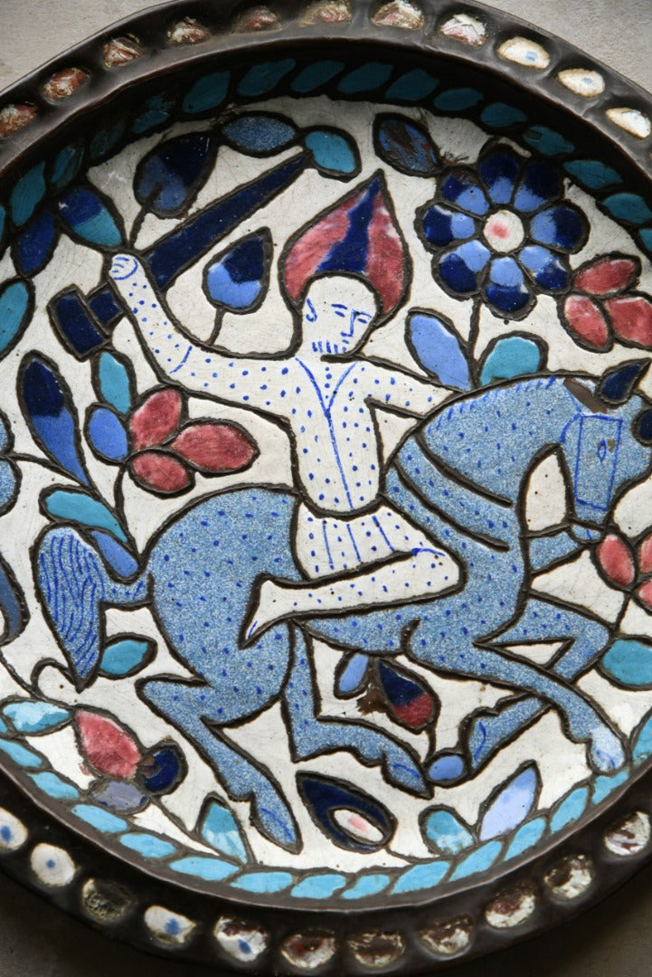 Persian Enamel Charger