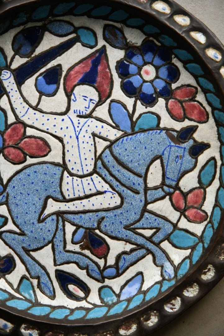 Persian Enamel Charger