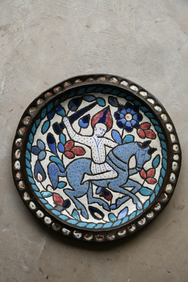 Persian Enamel Charger