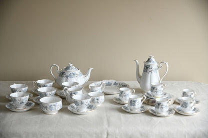 Royal Albert Silver Maple Coffee and Tea Set