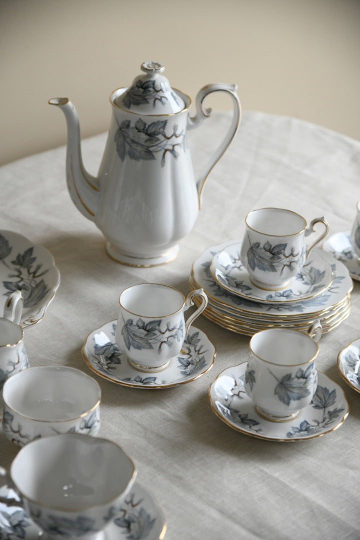 Royal Albert Silver Maple Coffee and Tea Set