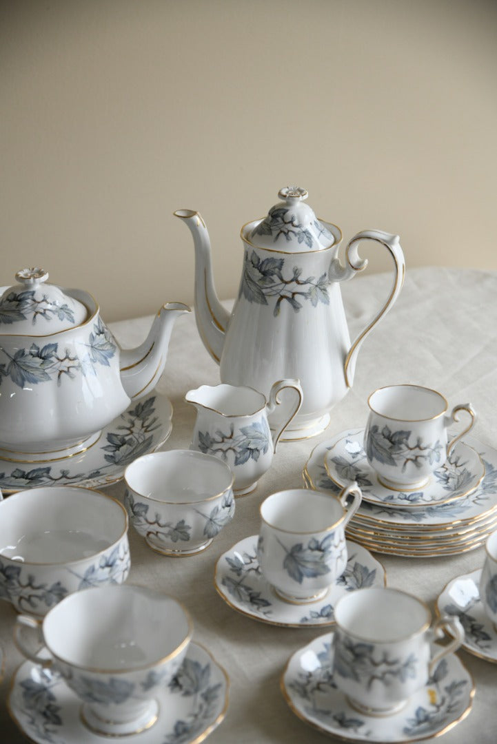 Royal Albert Silver Maple Coffee and Tea Set