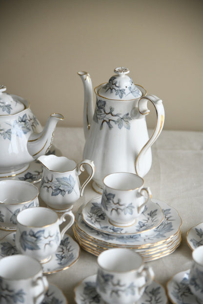 Royal Albert Silver Maple Coffee and Tea Set
