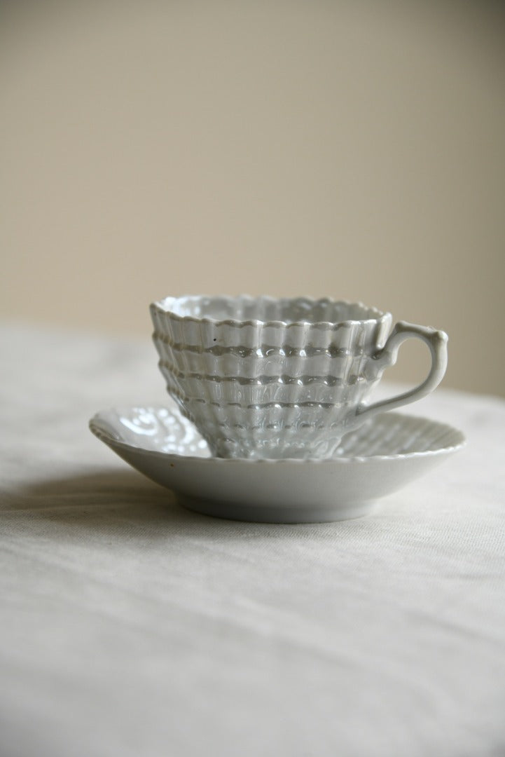 Lustre Ware Shell Cup and Saucer