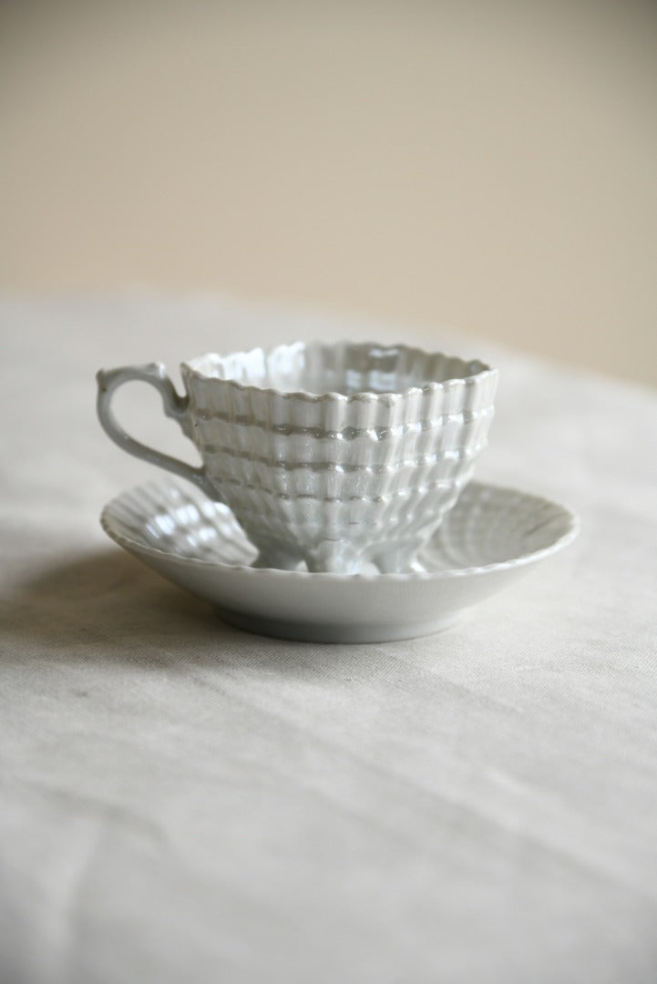 Lustre Ware Shell Cup and Saucer