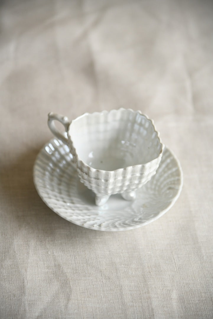 Lustre Ware Shell Cup and Saucer