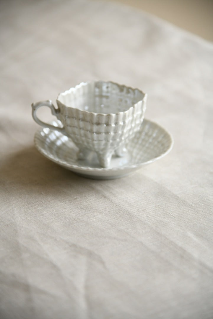 Lustre Ware Shell Cup and Saucer