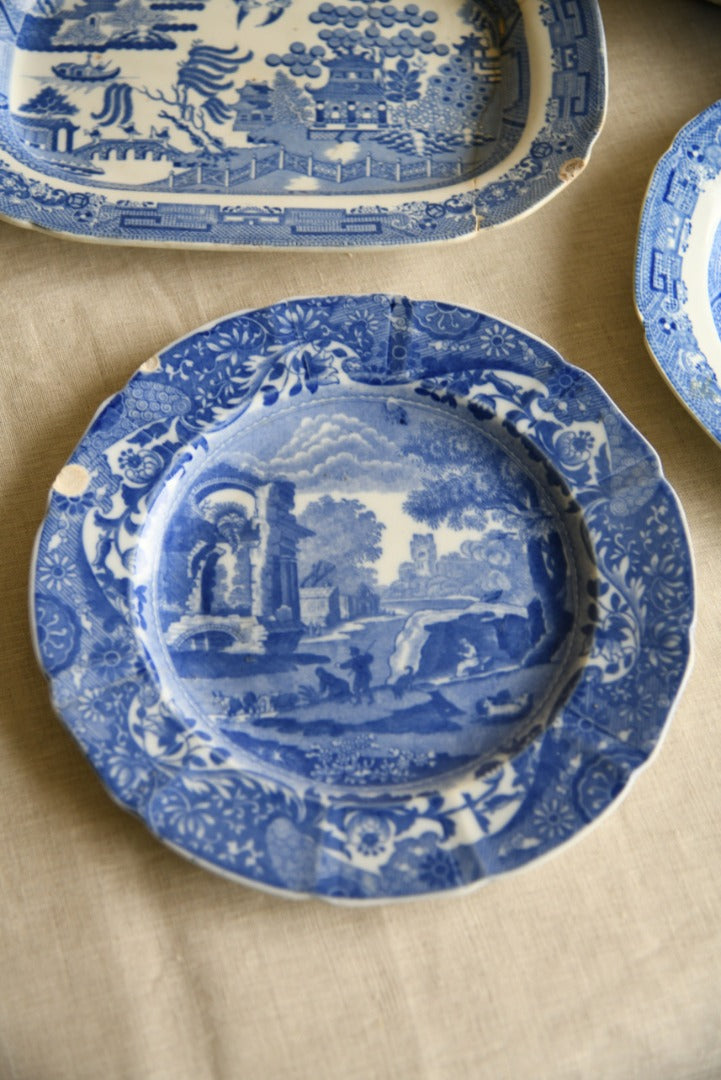 Collection of Blue and White Plates