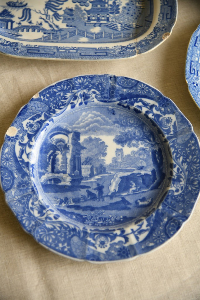Collection of Blue and White Plates