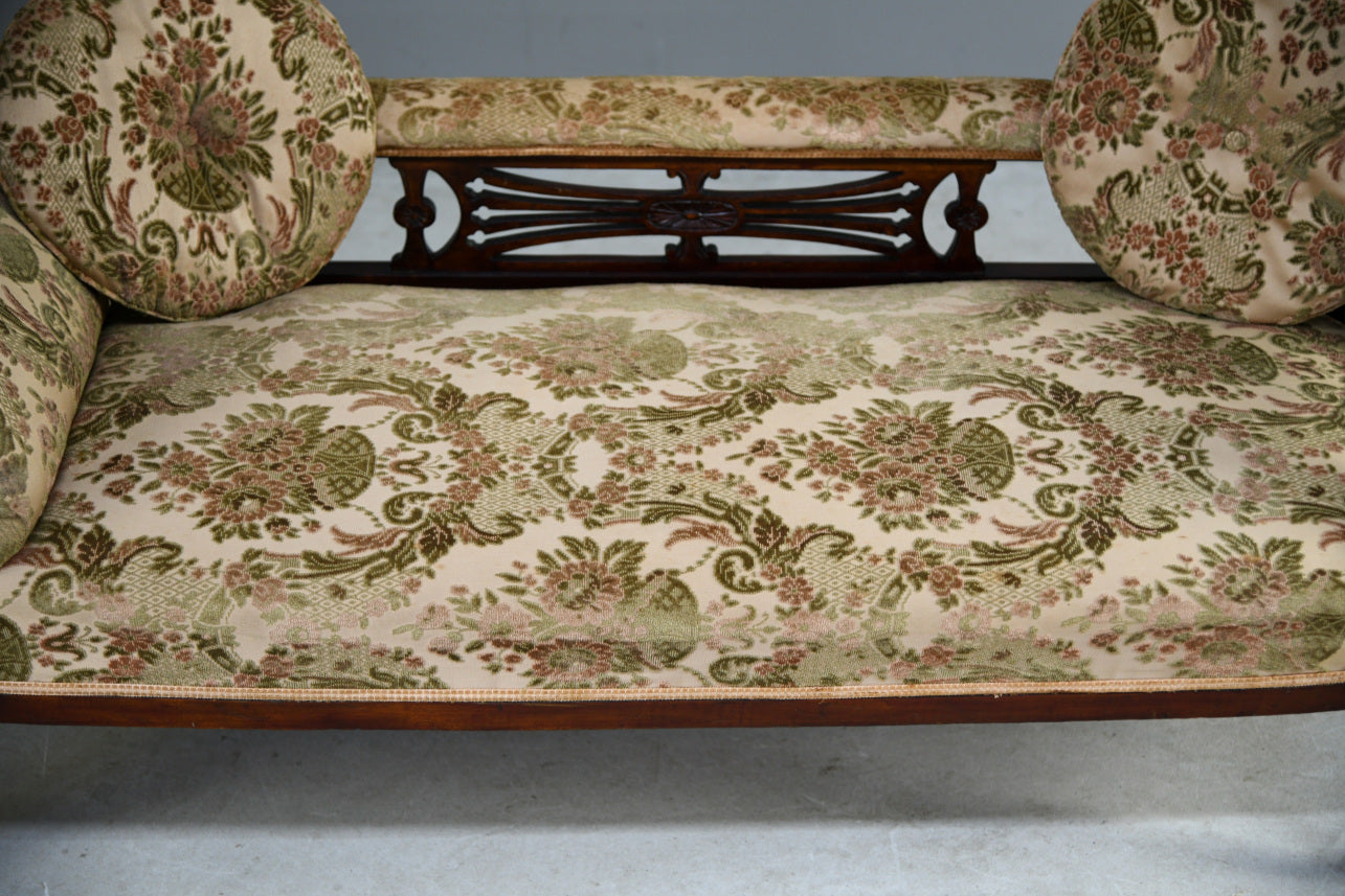 Antique Edwardian Upholstered Chaise Longue