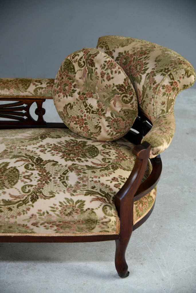 Antique Edwardian Upholstered Chaise Longue