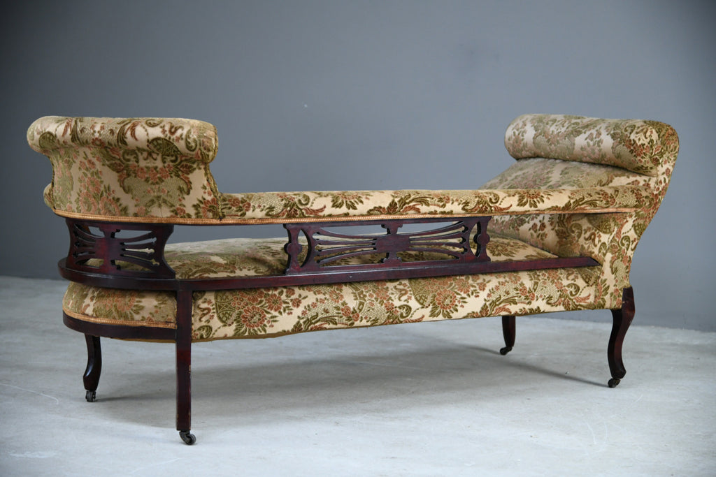 Antique Edwardian Upholstered Chaise Longue