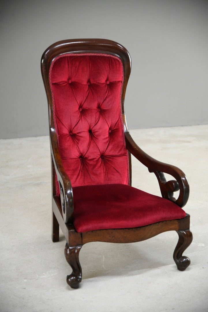 Antique Upholstered Armchair