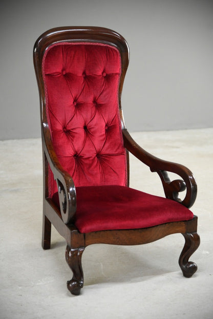 Antique Upholstered Armchair