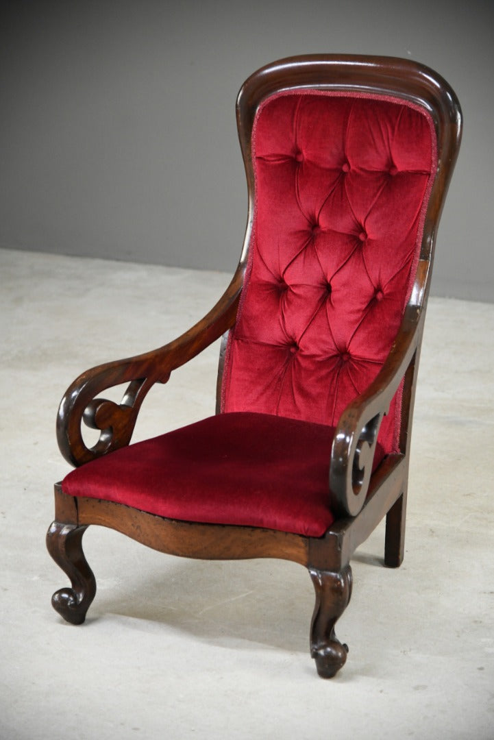 Antique Upholstered Armchair