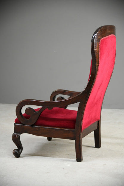 Antique Upholstered Armchair